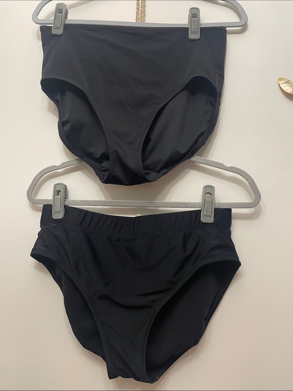 🍉 SOMA XL High-Waist Solid Black Bikini Bottom BUNDLE